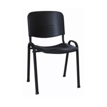 Silla de Oficina Fija Plástico Apilable Para Escritorio Pc